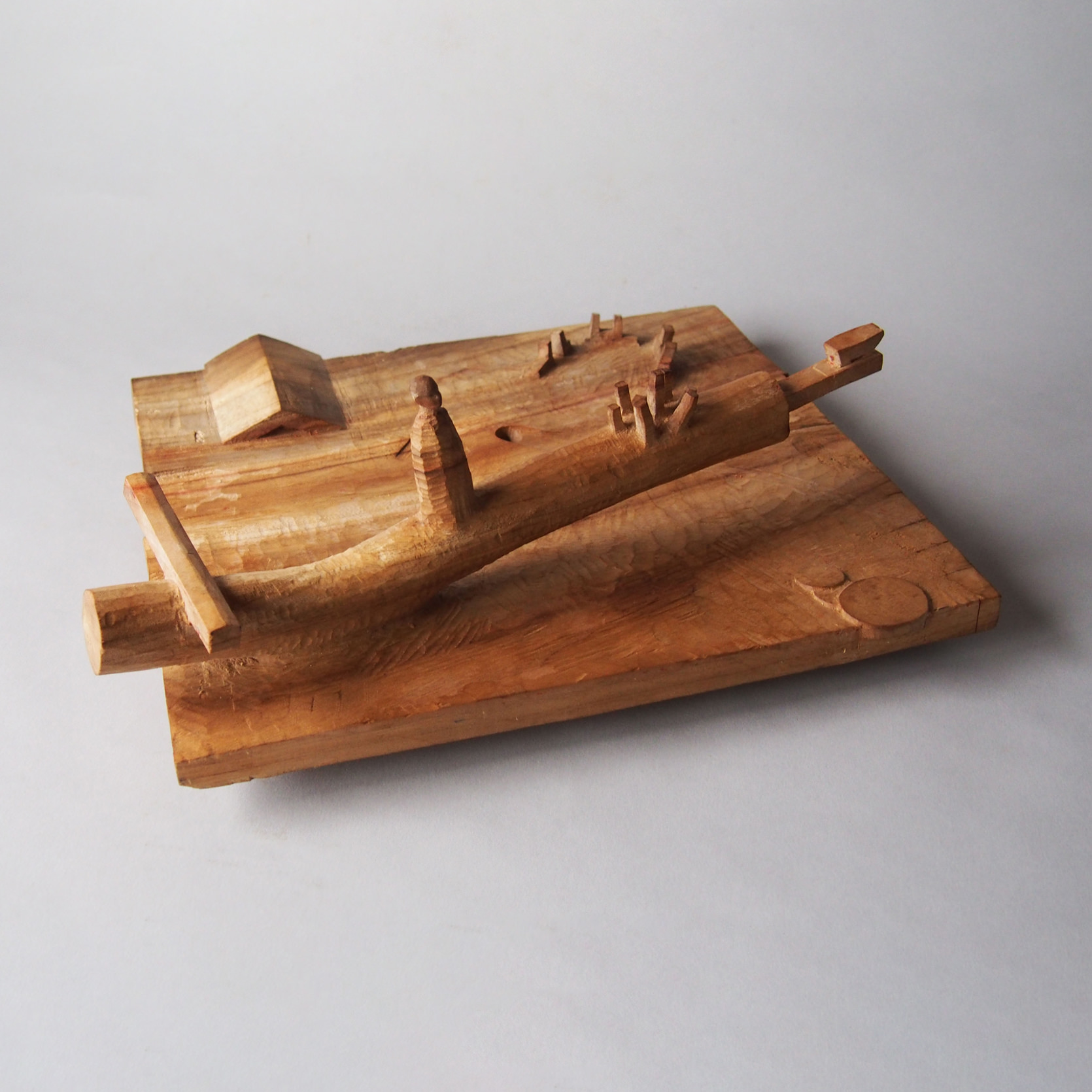 草と四つ脚と屋根（習作）