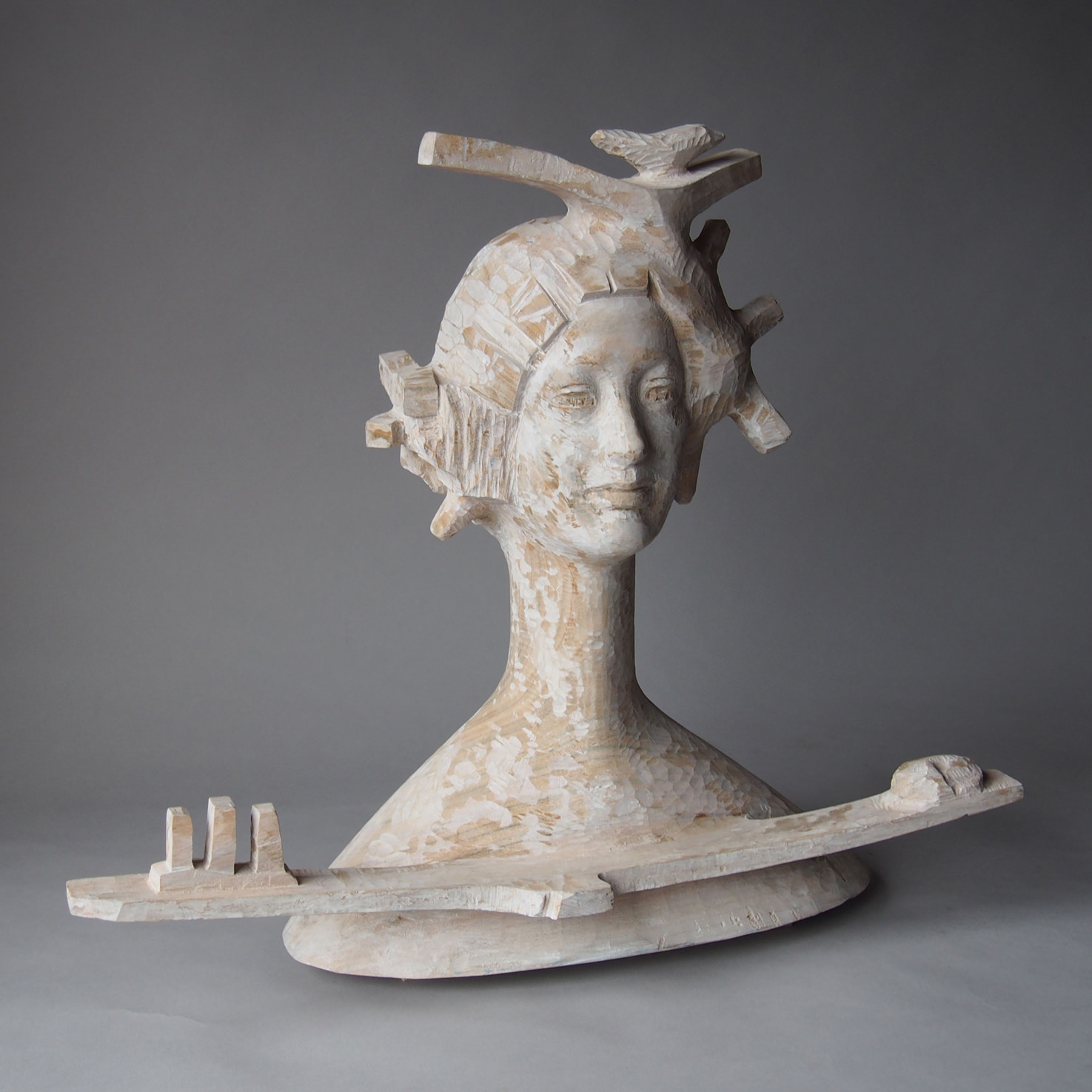 冬の眺めの様な人